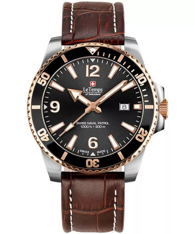 Ρολόι Ανδρικά Le Temps Swiss Naval Patrol LT1043.45BL52