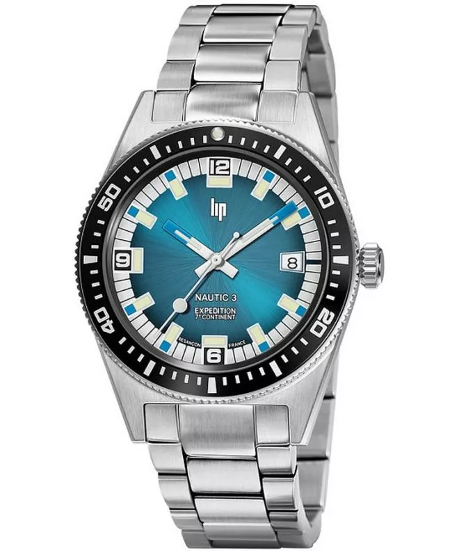Ρολόι Ανδρικά Lip Nautic 3 Automatique 7E Continent Limited Edition 670096