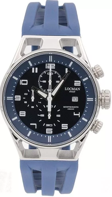 Ρολόι Ανδρικά Locman Montecristo Chronograph 0542A02S-00BLWHSB