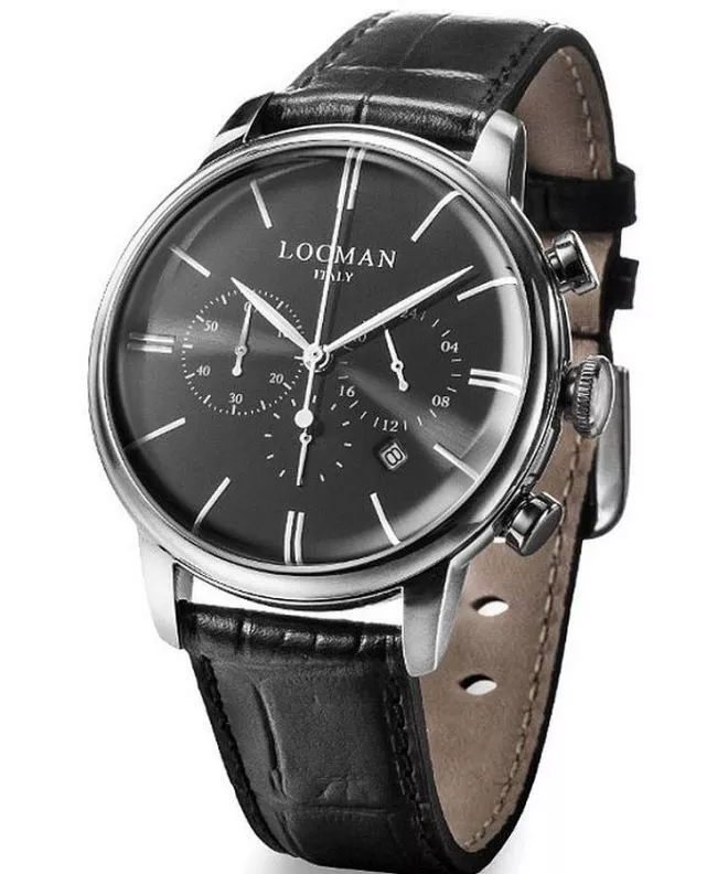 Ρολόι Ανδρικά Locman Dolce Vita Chrono 0254A01A-00BKNKPK
