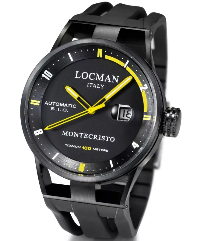 Ρολόι Ανδρικά Locman Montecristo Automatic Titanium 0511BKBKFYL0GOK