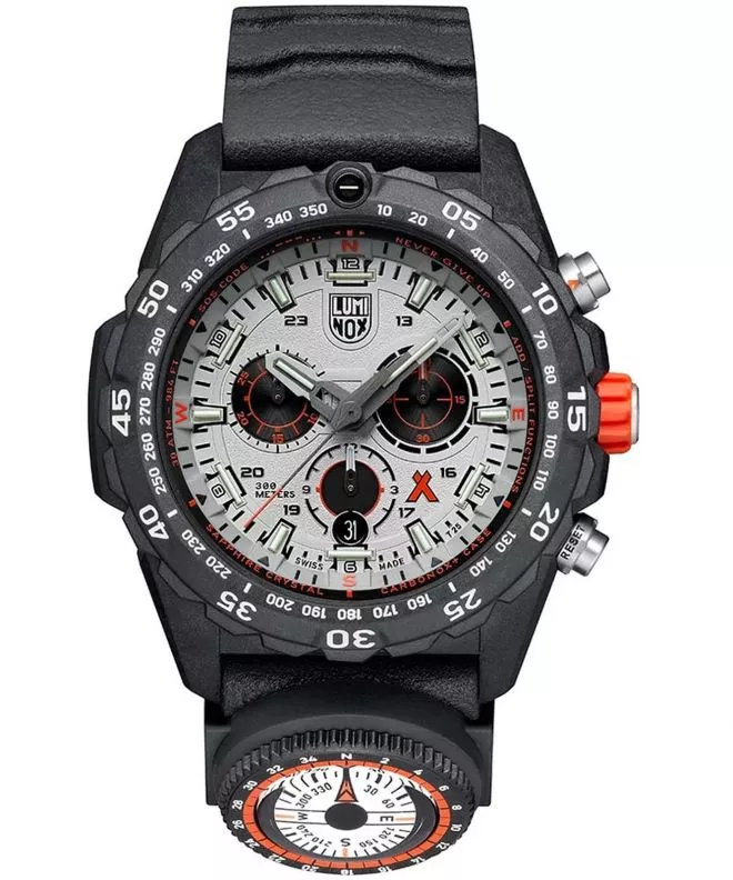 Ρολόι Ανδρικά Luminox Bear Grylls Survival 3740 Chrono Master Series Silver-Panda XB.3748