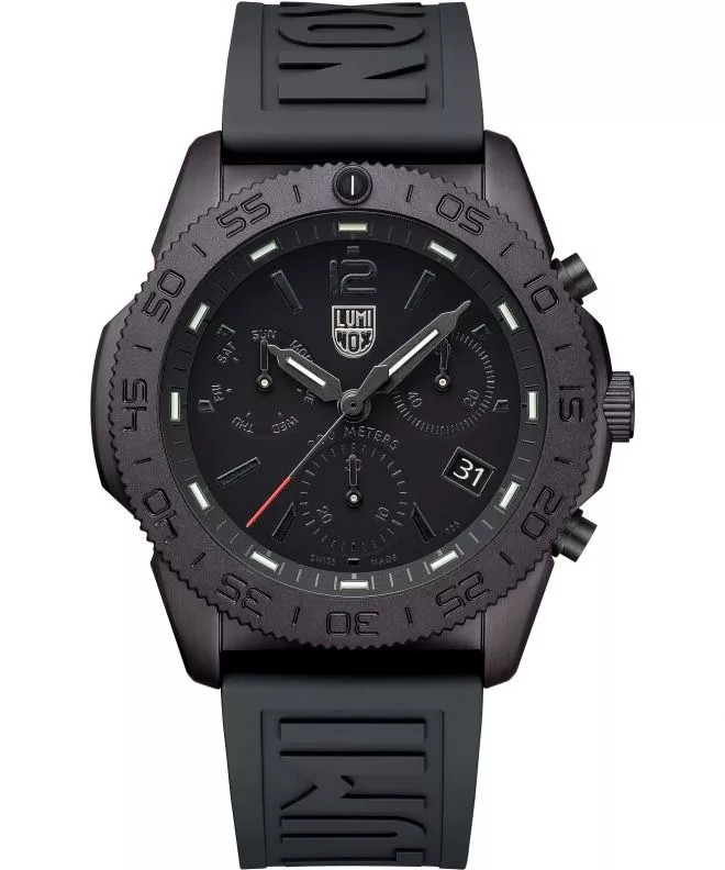 Ρολόι Ανδρικά Luminox Pacific Diver 3140 Blackout Chronograph XS.3141.BO