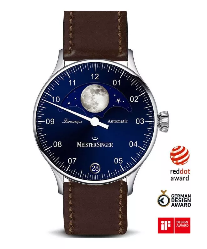 Ρολόι Ανδρικά Meistersinger Lunascope Automatic LS908_SCF02
