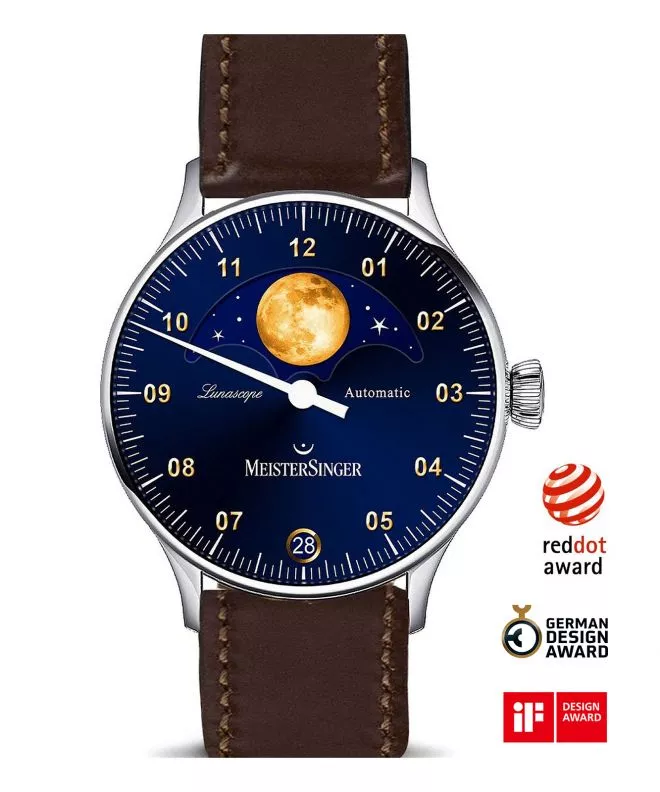 Ρολόι Ανδρικά Meistersinger Lunascope Automatic LS908G_SCF02-1