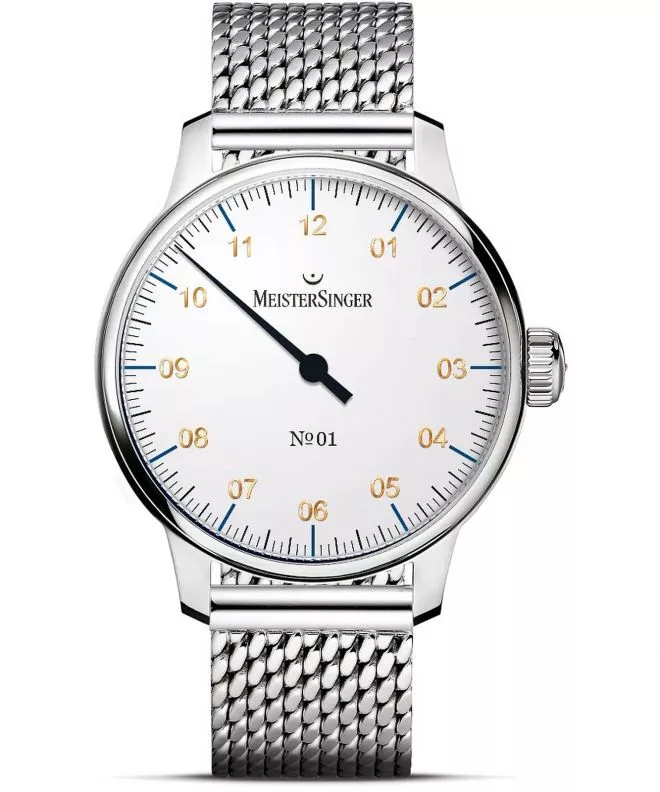Ρολόι Ανδρικά Meistersinger N°01 White AM3301G_MIL20