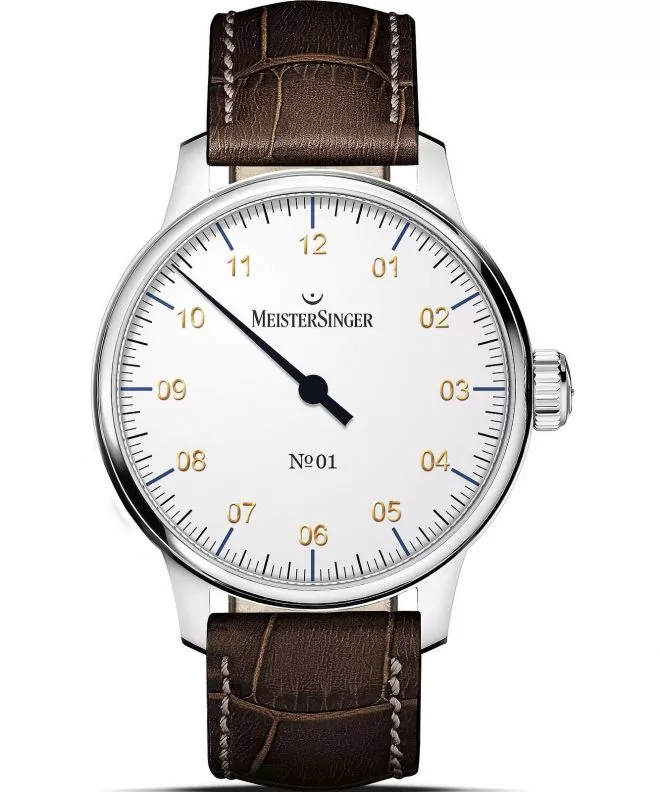 Ρολόι Ανδρικά Meistersinger N°01 White AM3301G_SG02