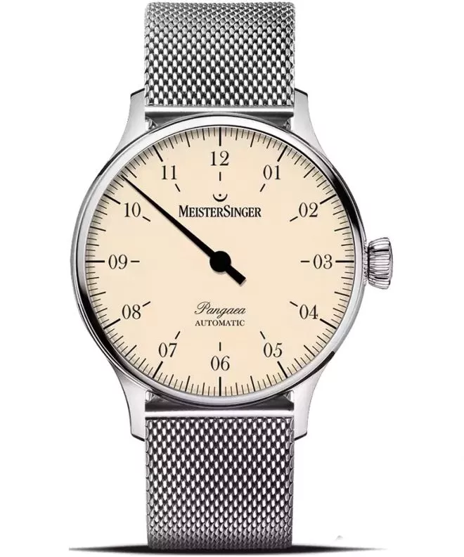 Ρολόι Ανδρικά Meistersinger Pangaea Ivory Automatic PM9903_MLN20