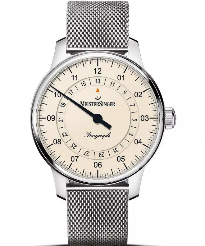 Ρολόι Ανδρικά Meistersinger Perigraph - 38mm Ivory BM1103_MLN18