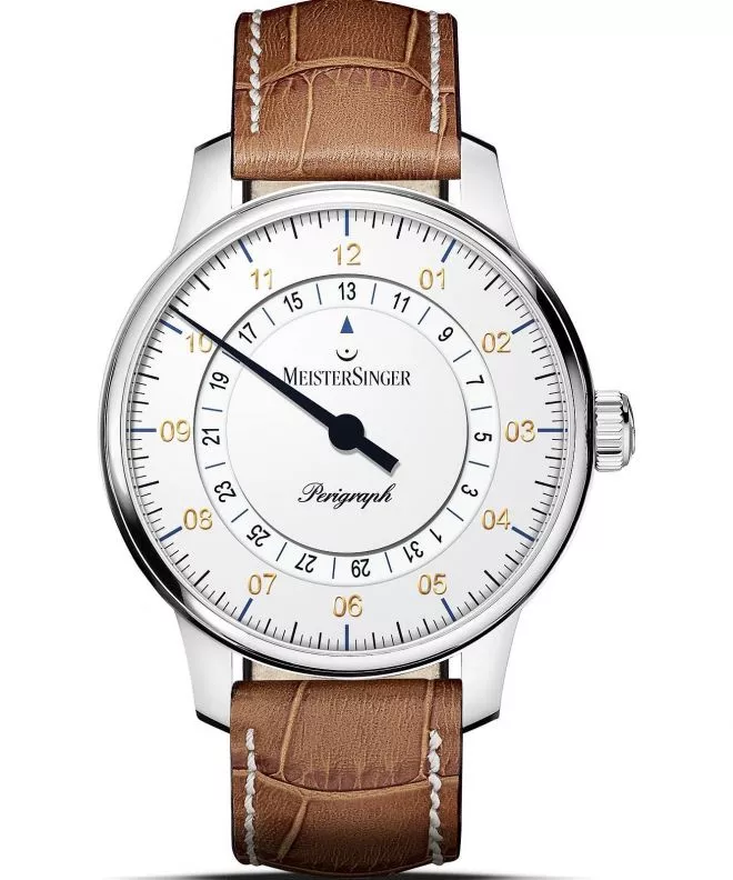 Ρολόι Ανδρικά Meistersinger Perigraph - 38mm White BM1101G_SG013W