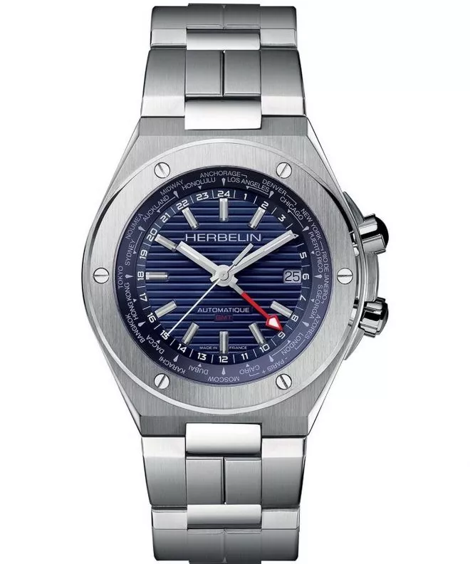 Ρολόι Ανδρικά Herbelin Cap Camarat GMT Limited Edition 1445B15 (1445/B15)