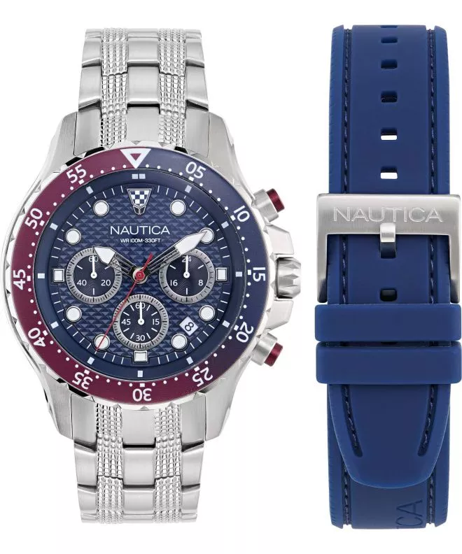 Ρολόι Ανδρικά Nautica Sporty Chronograph SET NAPNSF407