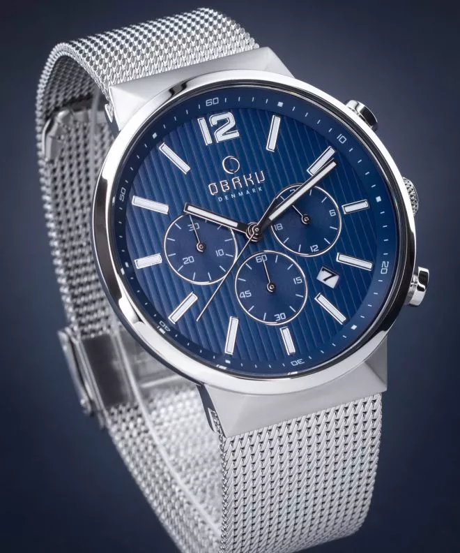 Ρολόι Ανδρικά Obaku Storm Chronograph V180GCCLMC
