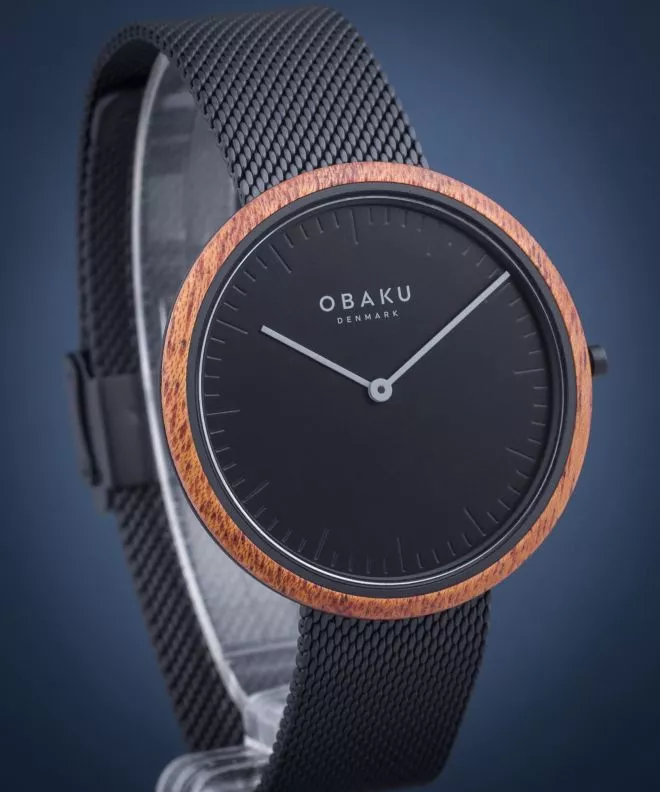 Ρολόι Ανδρικά Obaku Trae Charcoal V245GXBBMB