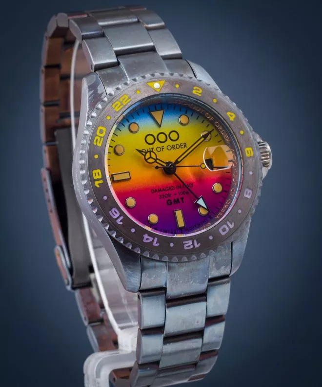 Ρολόι Ανδρικά Out of Order Swiss GMT Los Angeles OOO.001-19.LA