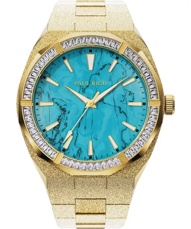 Ρολόι Ανδρικά PAUL RICH Frosted Star Dust Azure Dream Gold 658860274668