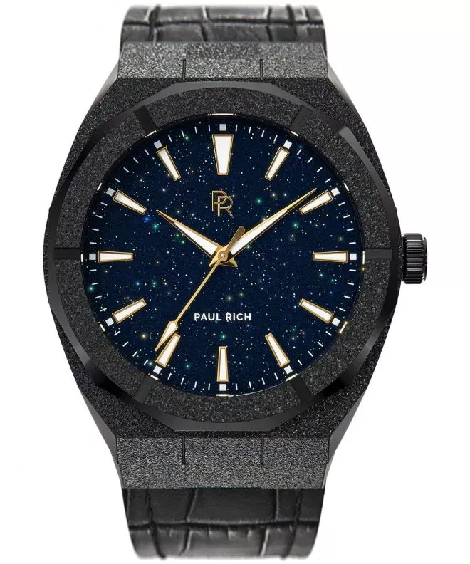 Ρολόι Ανδρικά PAUL RICH Frosted Star Dust Black Leather 42 659436593701