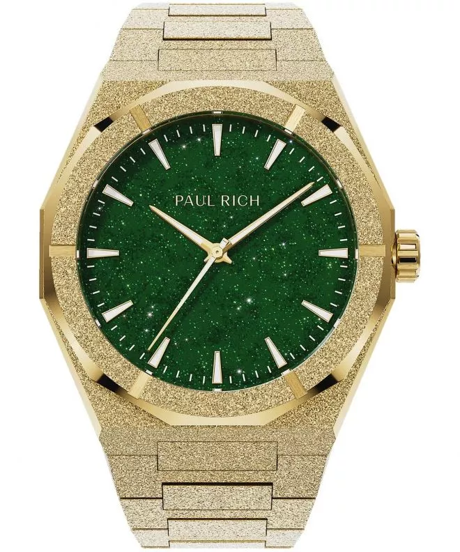 Ρολόι Ανδρικά PAUL RICH Frosted Star Dust II Gold Green 766236337081
