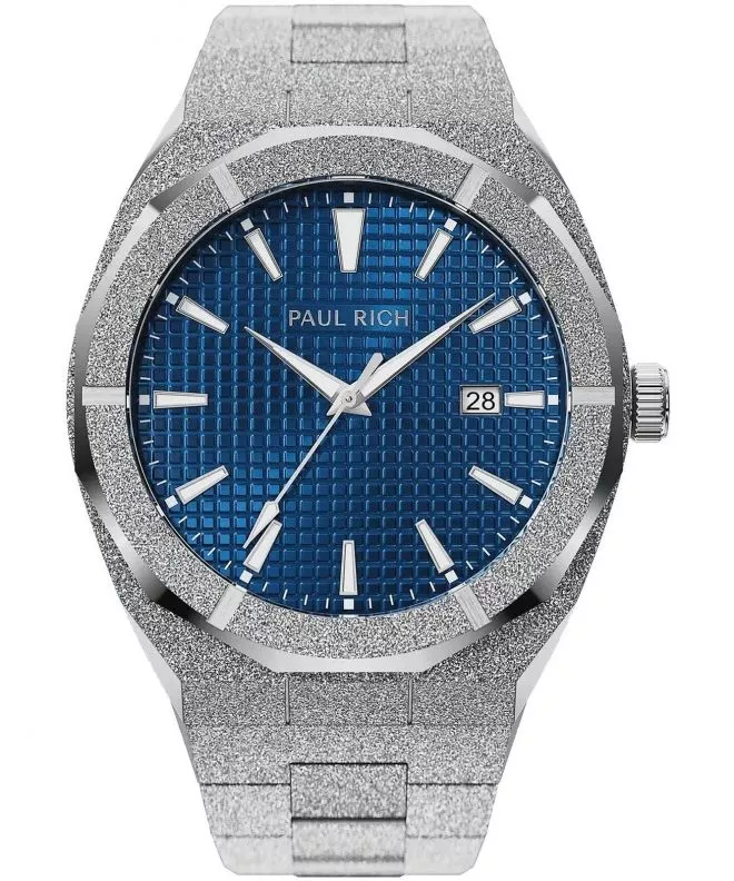 Ρολόι Ανδρικά PAUL RICH Frosted Star Dust Indigo Waffle Silver 744553190626