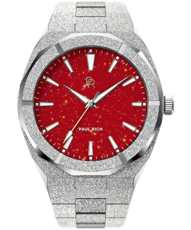 Ρολόι Ανδρικά PAUL RICH Frosted Star Dust Red Silver 655469302327