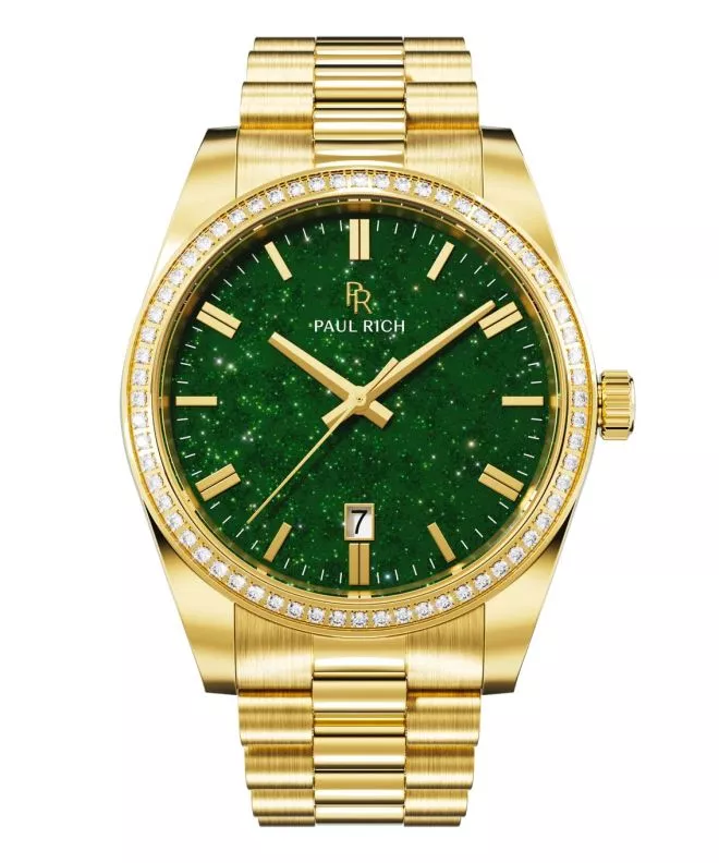 Ρολόι Ανδρικά Paul Rich Legacy Aventurine Gold Green 783385960793
