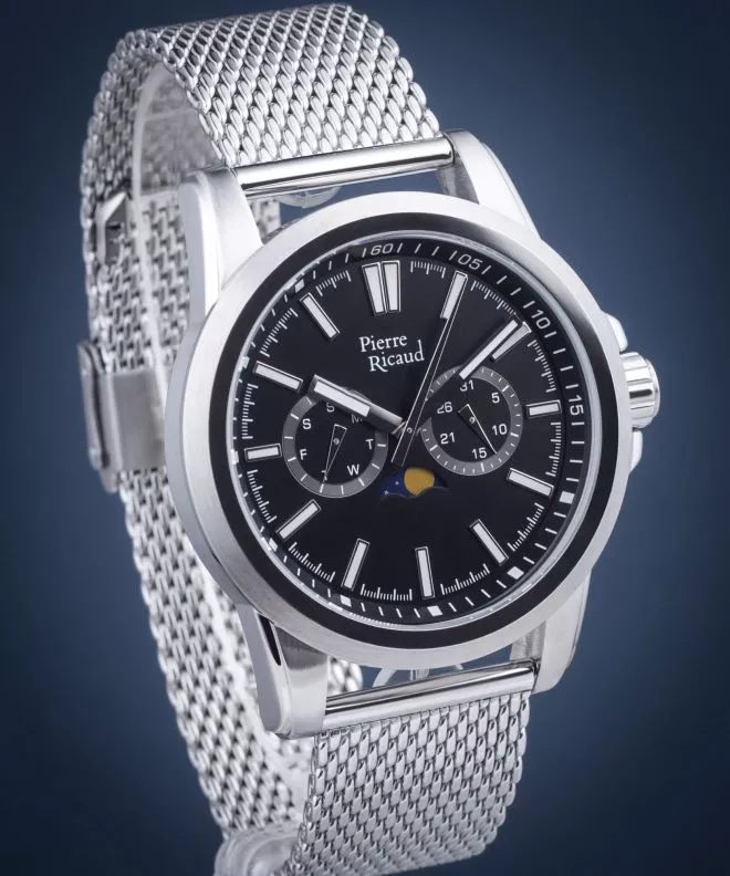 Ρολόι Ανδρικά Pierre Ricaud Moon Phase P60034.5114QF