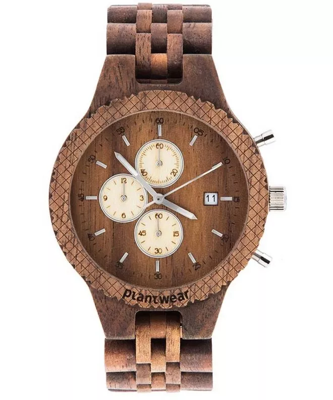 Ρολόι Ανδρικά Plantwear Fox Orzech Chronograph 5904181500432