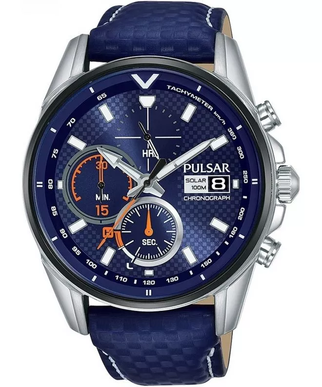 Ρολόι Ανδρικά Pulsar Accelerator Solar Chronograph PZ6031X1