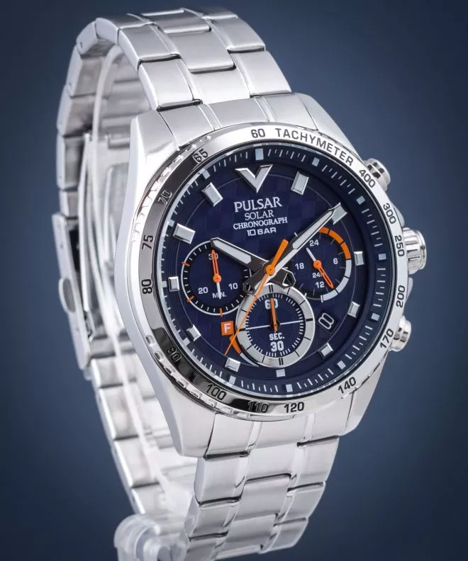 Ρολόι Ανδρικά Pulsar Rajd Solar Chronograph PZ5101X1