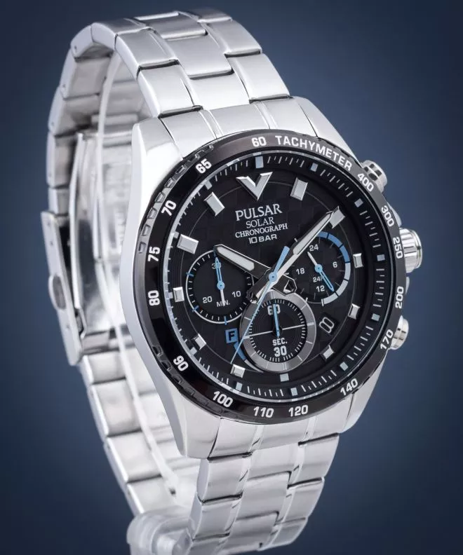 Ρολόι Ανδρικά Pulsar Rajd Solar Chronograph PZ5105X1
