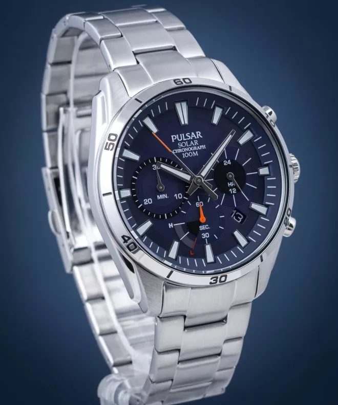 Ρολόι Ανδρικά Pulsar Solar Chronograph PZ5057X1