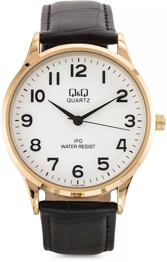 Ρολόι Ανδρικά Q&Q Leather C214-104