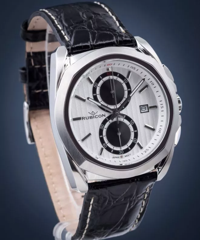 Ρολόι Ανδρικά Rubicon Chronograph Outlet RNCC39SISB-outlet