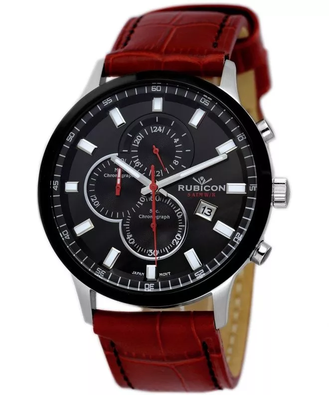 Ρολόι Ανδρικά Rubicon Chronograph RNCD71TIBR05AX