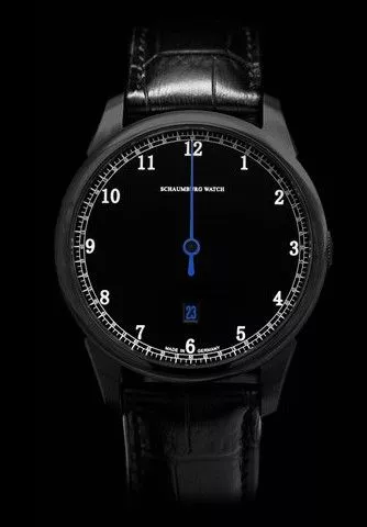 Ρολόι Ανδρικά Schaumburg Gnomonic Black & White Blue Automatic SCH-GNWBB