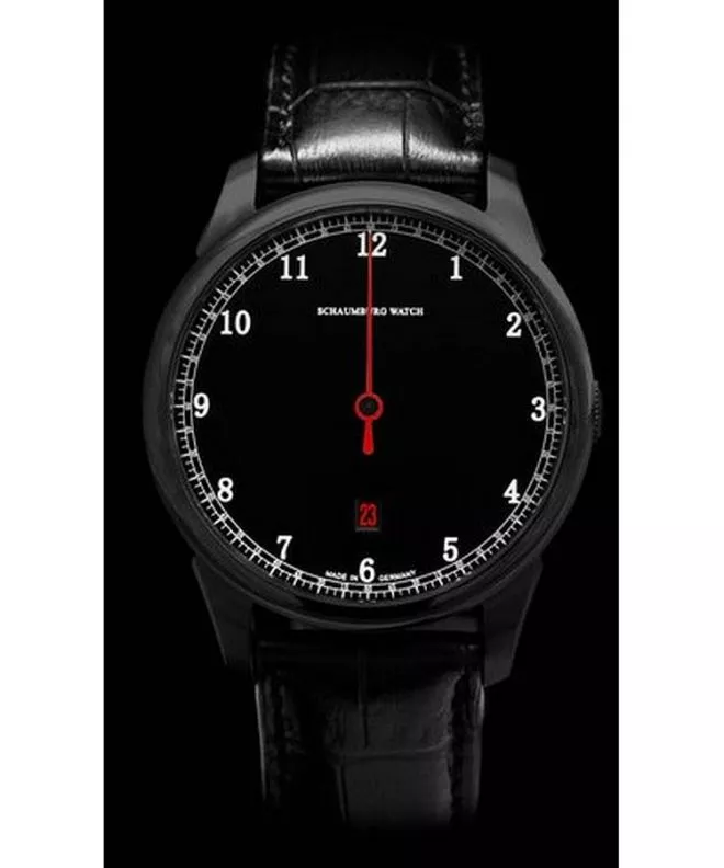 Ρολόι Ανδρικά Schaumburg Gnomonic Black & White Red Automatic SCH-GNBWR