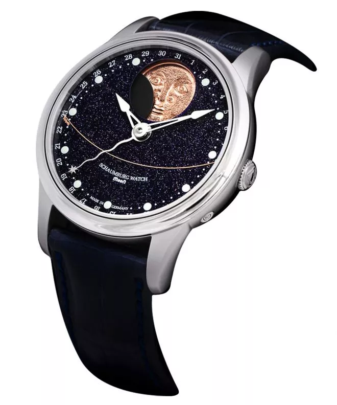 Ρολόι Ανδρικά Schaumburg Moon Galaxy Hand Made SCH-MNGHM