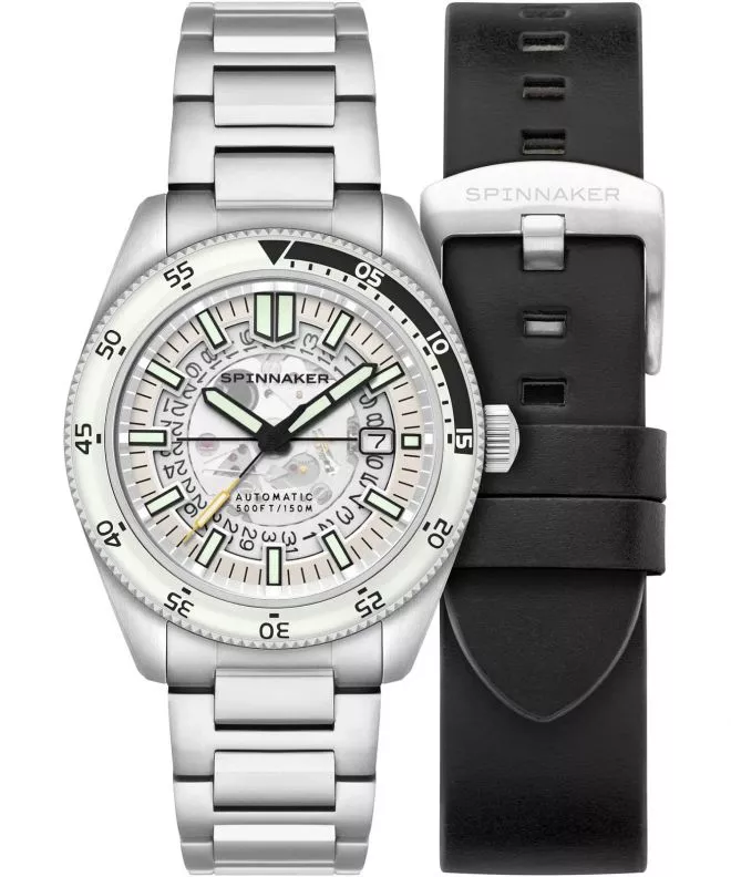 Ρολόι Ανδρικά Spinnaker Fleuss Skeleton Automatic Severn Edition SET Brilliant White SP-5118-33