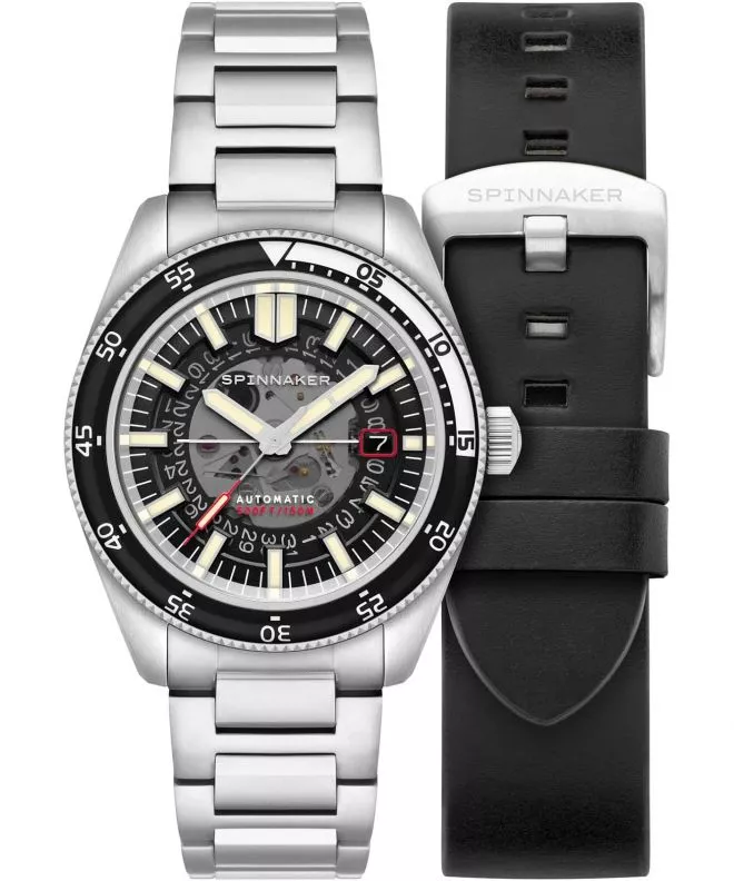 Ρολόι Ανδρικά Spinnaker Fleuss Skeleton Automatic Severn Edition SET Wet Suit Black SP-5118-11
