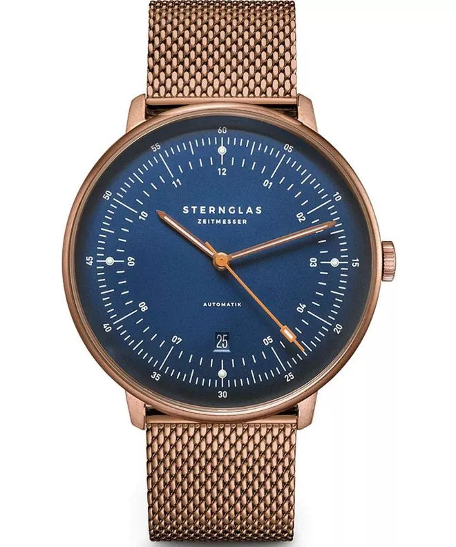 Ρολόι Ανδρικά Sternglas Hamburg Dark Blue Automatic S02-HH27-MI11