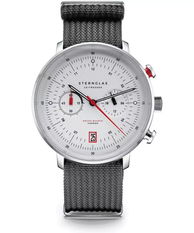 Ρολόι Ανδρικά Sternglas Hamburg Mecha-Quartz Chrono S01-HC10-FI04