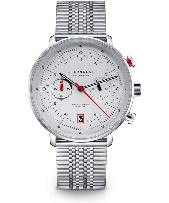 Ρολόι Ανδρικά Sternglas Hamburg Mecha-Quartz Chrono S01-HC10-ME08