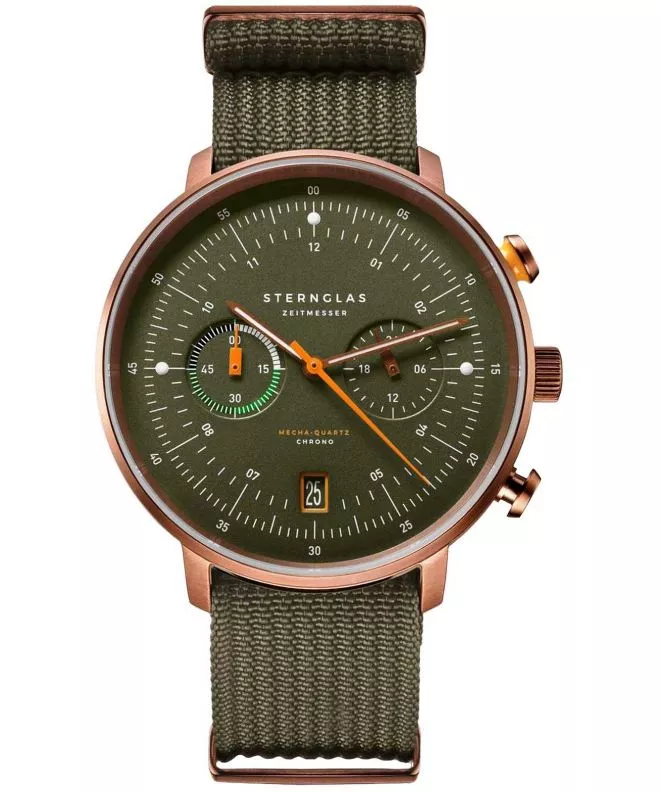 Ρολόι Ανδρικά Sternglas Hamburg Mecha-Quartz Chrono S01-HC35-FI05
