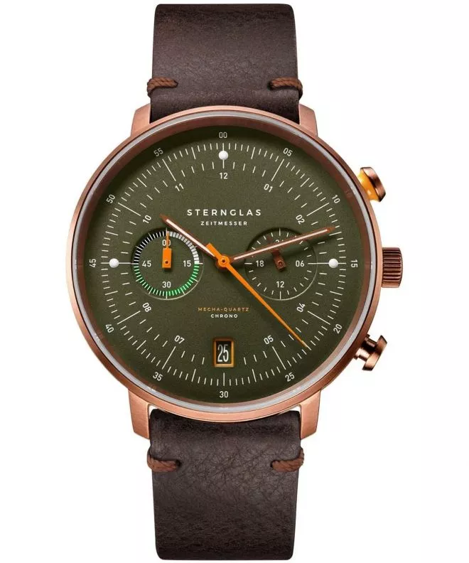 Ρολόι Ανδρικά Sternglas Hamburg Mecha-Quartz Chrono S01-HC35-VI17