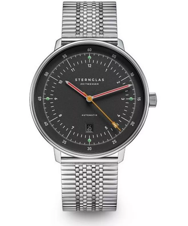 Ρολόι Ανδρικά Sternglas Hamburg Neugraphit Automatic S02-HH39-ME08