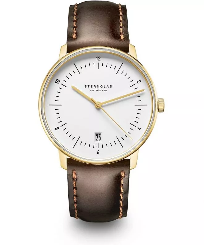Ρολόι Ανδρικά Sternglas Naos Edition Heritage S01-NAE02-BR01