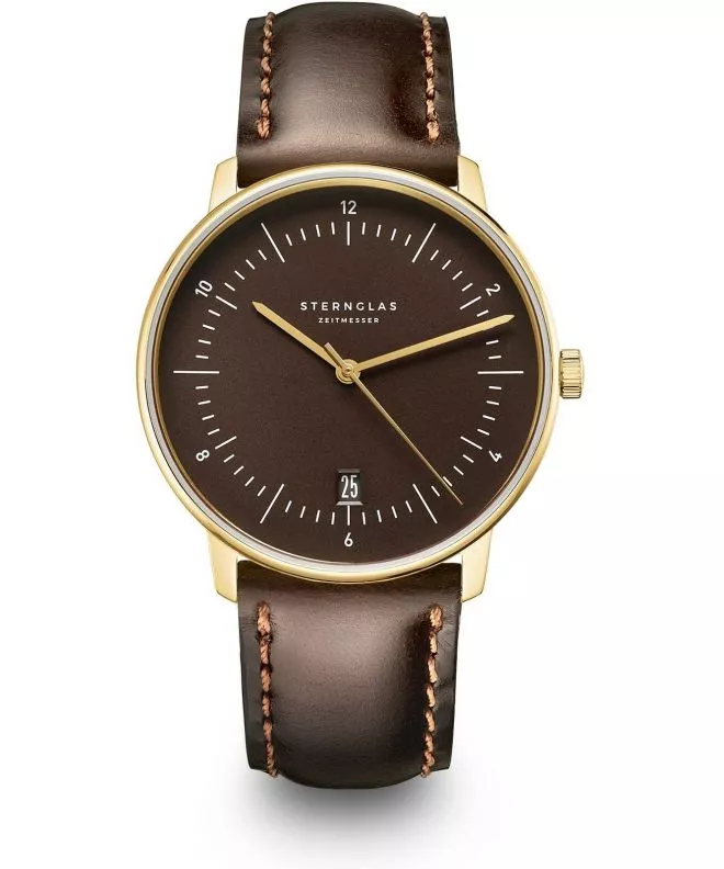 Ρολόι Ανδρικά Sternglas Naos Edition Heritage S01-NAE21-BR01