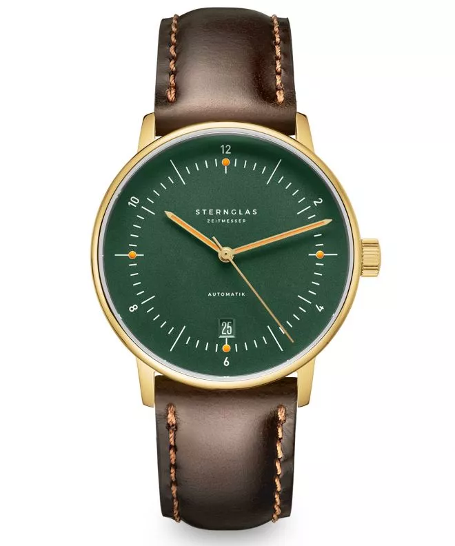 Ρολόι Ανδρικά Sternglas Naos Green Gold Automatic S02-NA22-BR01