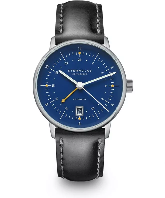 Ρολόι Ανδρικά Sternglas Naos Pro GMT Automatik S02-NG06-BR02