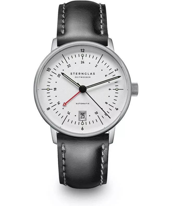 Ρολόι Ανδρικά Sternglas Naos Pro GMT Automatik S02-NG10-BR02